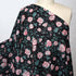 Artlux ~ 'Edith ~ Black | Pink' Luxury Cotton Lawn ~ Made in Italy